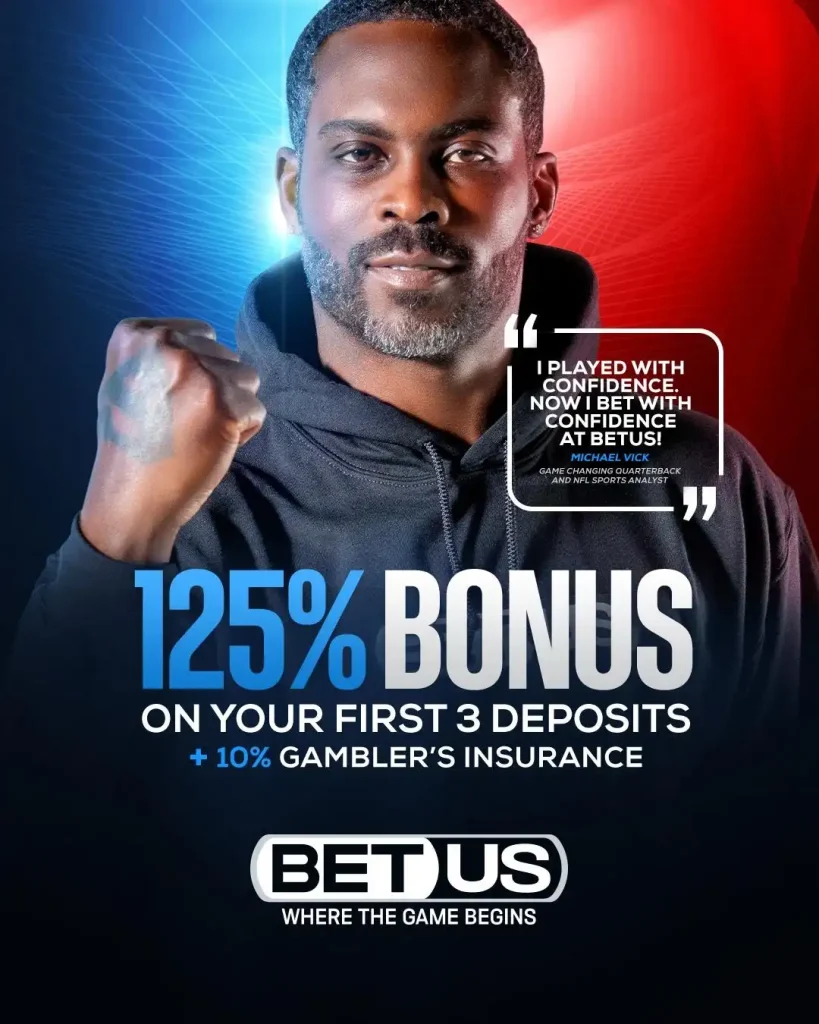 BetUs 125% BONUS