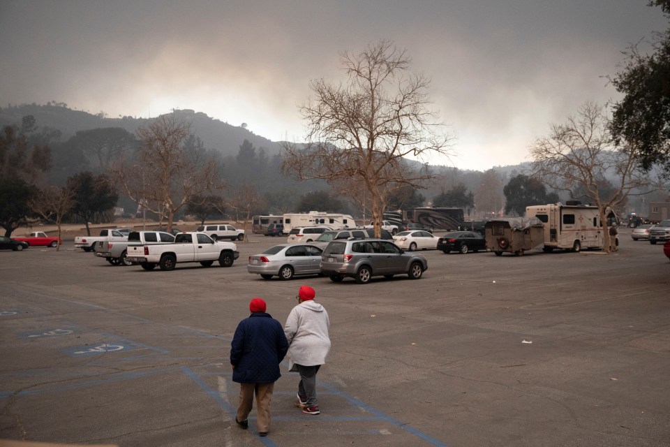 The venue's parking lot has been used as a command center for Pasadena Fire and Police