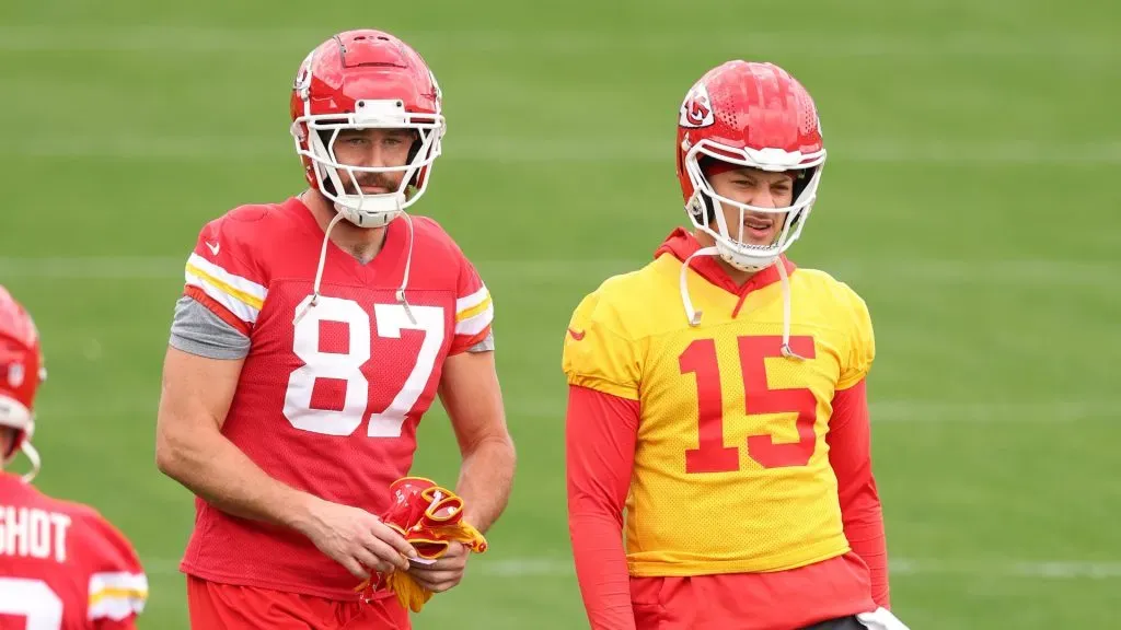 Patrick Mahomes and Travis Kelce